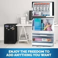 thumbnail image 5 of Newair 3.3 Cu. Ft. Compact Mini Refrigerator with Freezer in Black - NRF033BK00, 5 of 13