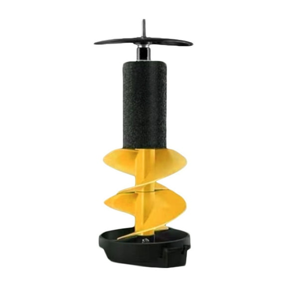 XLWLLNJ Ice Drill Auger Ice Auger Drill 8 inch Metal Ice Fishing Accessories Ice Fishing Yellow