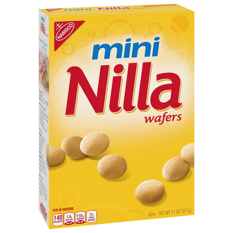 Nilla Wafers Mini Cookies Vanilla Wafers 11 oz Walmart