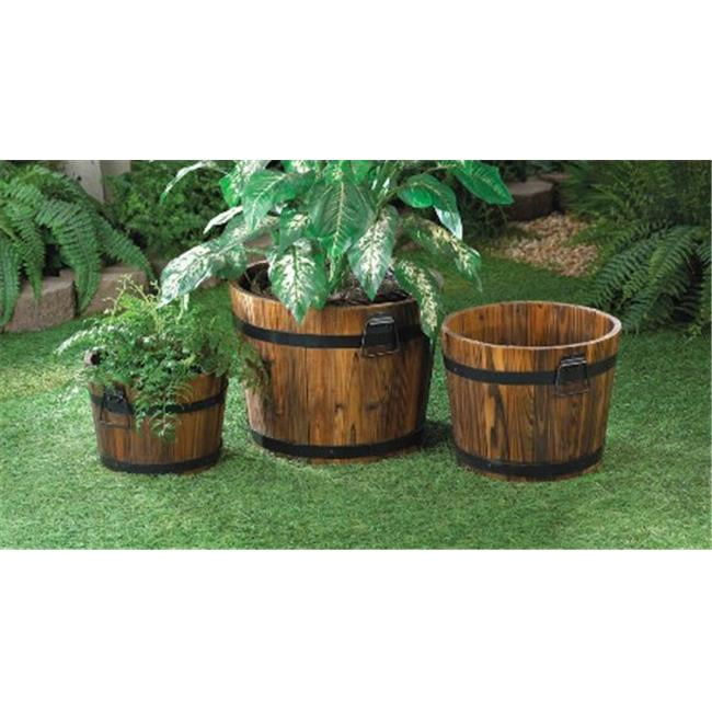 Zingz &amp; Thingz 57070000 Fir Wood Apple Barrel Wooden 