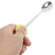 thumbnail image 2 of Juego de 5 cucharas de acero inoxidable para fruta, postre y pastel con adorno de fruta., 2 of 7