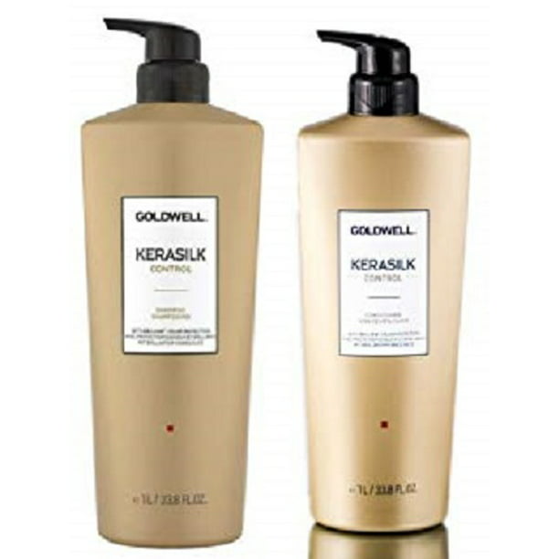 snak Tilintetgøre kighul Goldwell Kerasilk Control Shampoo/ Conditioner 33.8 oz DUO - Walmart.com