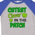 thumbnail image 4 of Inktastic Cutest Clover in the Patch with Four Leaf Clovers Boys or Girls Toddler T-Shirt, 4 of 5