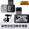 thumbnail image 1 of Dash Cam Front and Rear, Dash Camera for Cars 1080P Full HD Dual Dash Cam with G-Sensor, 3" IPS Screen in Car Camera Front and Rear Super Night Vision,140°Wide Angle Motion Detection Parking Monitor, 1 of 12