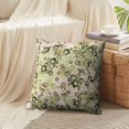 thumbnail image 4 of LALILO Throw Pillow Covers Colorful Oriental Japanese Green Flower Cushion Cover 18" x 18", 2 Pack, 4 of 6