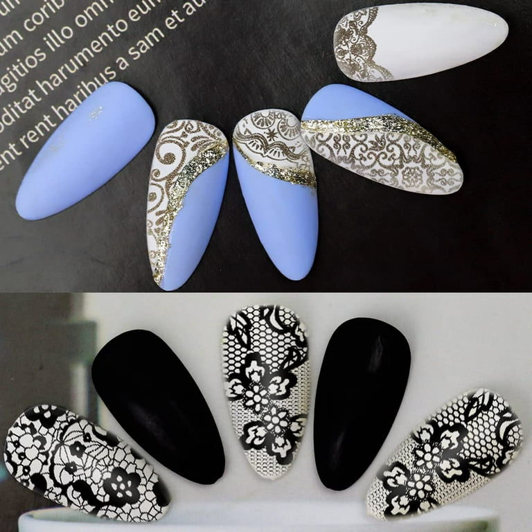 Biutee 36pcs Nail Stamper Set, 30pcs Nail Stamping Plates with Stamps,  Scrapers & Storage Bag Stainless Steel Nail Plate Template 