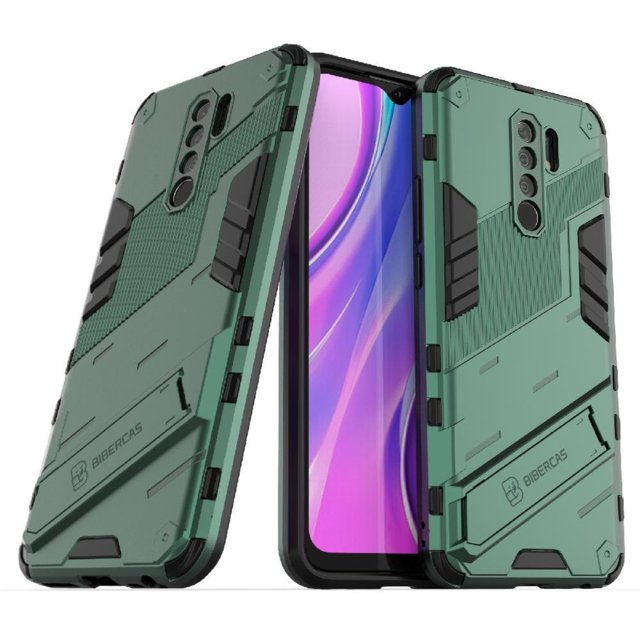Funda para Xiaomi Redmi 9 Protección A Prueba De Golpes Con Soporte De TPU Duradero Y Práctico