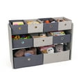 thumbnail image 2 of Humble Crew Toy Storage Organizer with 9 Collapsible Fabric Storage Bins, Grey, 2 of 4