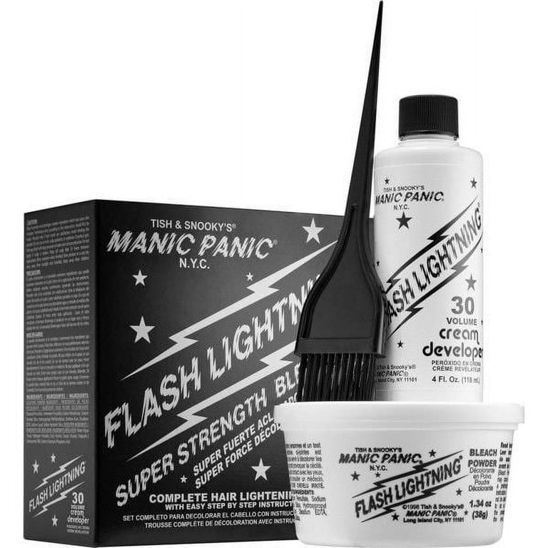 Blue Lightning® Bleach Kit - 30 Volume with Mega Blue Powder - Tish &  Snooky's Manic Panic