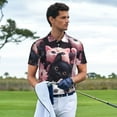 thumbnail image 3 of Yiaed Cute Kittens Group PortraitPrint Men's Short Sleeve Polo Shirt,Golf Polo for Men Three-Button Golf Shirt Athletic Casual Collared T-Shirt- XX-Large, 3 of 7