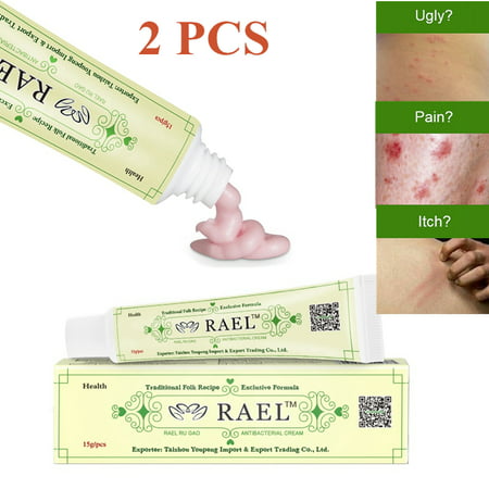 Fysho 2pcs/Lot Natural Chinese Herbal Eczema, Psoriasis Creams Dermatitis and Eczema Pruritus Psoriasis Ointment Skin Care