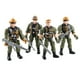 thumbnail image 2 of 4x articulaciones móviles del juguetes de acción modelo personaje juguete educativo para niños perfke Juguetes de soldado en miniatura, 2 of 9