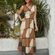 thumbnail image 2 of Abstract Geometrical Vestido Sin Mangas Para Mujer, Traje De, Ropa De Cumpleaños, Verano, 2 of 5