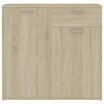 thumbnail image 5 of vidaXL Sideboard Sonoma Oak 80x36x75 cm Engineered Wood, 5 of 5