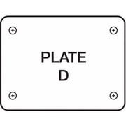Hamilton Plate Caster,Rigid,Steel,8H R-EHD-FT5FH