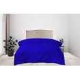 thumbnail image 1 of BedDecor 300 GSM 1Pcs Pinch Pleated Solid (Egyptian/Royal Blue, Oversize King) 100% Egyptian Cotton Base Comforter, 1 of 7