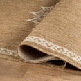 thumbnail image 3 of HJTER Outdoor Rug 5x7 Medallion Natural Modern Area Rugs for Indoor and Outdoor Patios Kitchen and Hallway Mats Washable Porch Deck Outside Carpet (Medallion Natural 5 x 7), 3 of 9