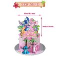 thumbnail image 2 of Decoración de fiesta de cumpleaños de Lilo y Stitch de Disney para niños, regalos y suministros para fiestas temáticas de dibujos animados, accesorios de diseño del lugar, incluye globos, pancarta, pa, 2 of 3