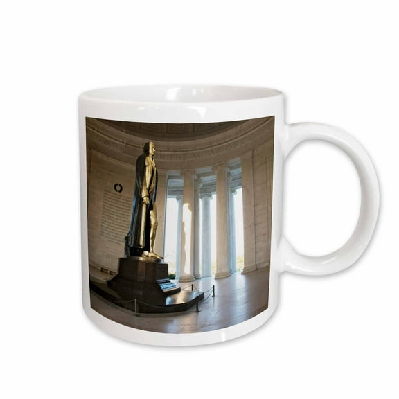 3drose, Washington D.c. Thomas Jefferson Memorial - Us09 Bja0058 - Jaynes Gallery, 11oz Mug