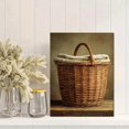 thumbnail image 2 of UXIEQU Wicker Laundry Basket Towels Canvas Wall Art Print 15.75x11.81 Inches, 2 of 8