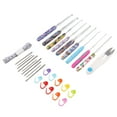 thumbnail image 4 of Oubit Colorful Crochet Hooks Set,9Pcs Crochet Hooks Various Crochet Hooks Crochet Needle World-Class Design, 4 of 9