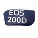 thumbnail image 1 of For Canon 200D , Second Generation Sign, BLACK Nameplate, 1 of 5