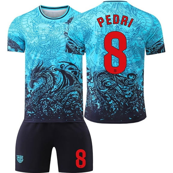 Youth Soccer Jersey Set | Breathable Football Uniforms for Boys & Girls | Lightweight Team Kids Shirts & Shorts Age 3-5y