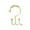 Gold, variant on Kraoden Shower Curtain Hooks Rings, Iron Shower Curtain Rings for Bathroom, Rust-Proof, Easy Installation, Versatile Hanging for Curtains & Lightweight Items, 12 Pack