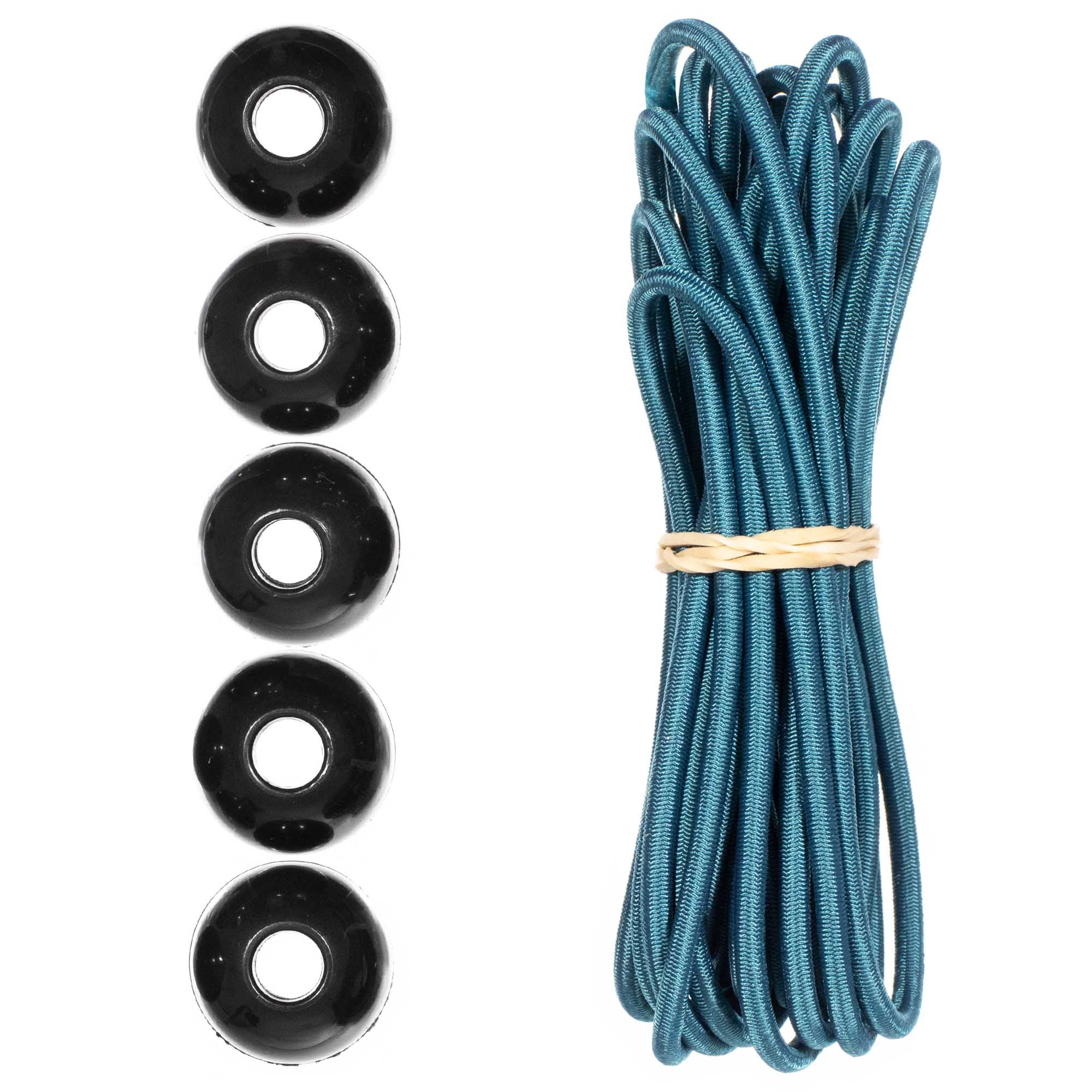 Paracord Colored Bungee Cord and Ball Bungee Kits 10 Feet of 1
