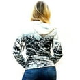 thumbnail image 3 of Dnla Sport womens long sleeve zip up hoodie top pullover Casual hoody sweatshirt (D-20), 3 of 5