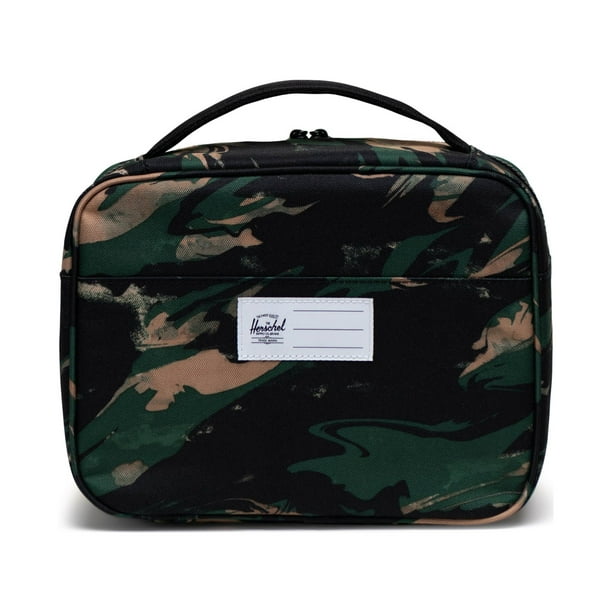 Herschel Pop Quiz Lunch Box- Camo And Stripes