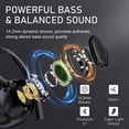 thumbnail image 6 of Wireless Earbuds, Bluetooth 5.3 Sports Headphones with Earhooks Stereo Deep Bass Noise Cancelling Earphones 48H Playtime LED Display IPX7 Waterproof Earbud with Mic Headset for Workout Running, 6 of 9