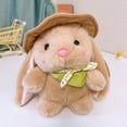 thumbnail image 5 of Aooww Small Stuffed Bunnies: Mini Plush Easter Bunny Animals, Rabbit Doll - Soft Plush Rabbit Dolls for Kids, Perfect for Easter, Playtime and Decoration,Coffee, 5 of 6