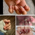 thumbnail image 2 of lixuesong 12 Sheets French Line Nails Art Stickers Curved Stripe Nails Decals Gold Metallic Nails Stickers Nails Art Supplies, 2 of 3