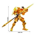 thumbnail image 2 of Articulated Action Figure Model Kit, Poseable Building Block Character, DIY Assembly Collectible, Movable Joint Display Figure, Construction Toy Set, 2 of 3