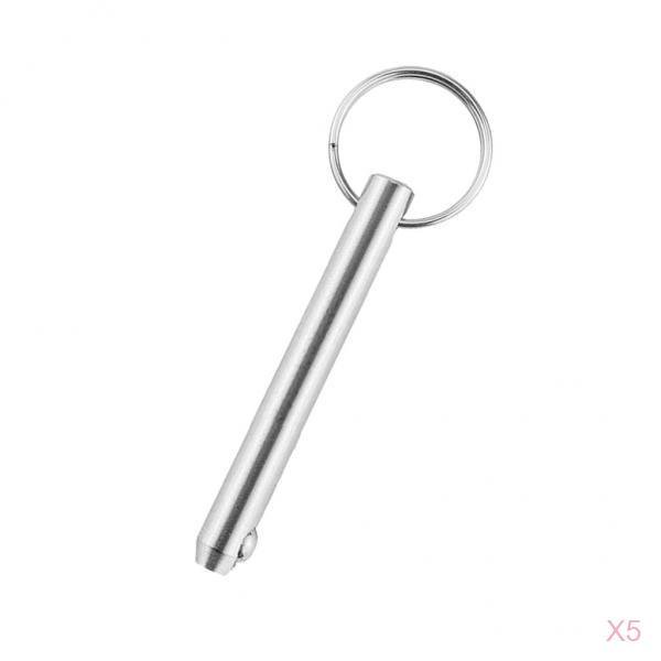 5 Uds. Φ Pasadores De Bloqueo De Bo De Acero Inoxidable De 10 Mm, Pasador De Liberación Rápida, Pernos , 100 Longitud, Resistentes Al De Baoblaze Pasador de liberación rápida para barcos