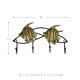 thumbnail image 3 of Tooarts Fish Wall Hook Soporte de pared de hierro de 4 ganchos colgantes decorativos Torni Abanopi Escultura de metal, 3 of 6