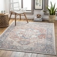 thumbnail image 4 of Hauteloom Broadmeadows Living Room, Bedroom Patio Outdoor Area Rug - Traditional - Rust, Dark Red, Blue - 5'3" x 7', 4 of 11