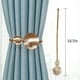 thumbnail image 3 of Cortina de hojas de aleación ajustable - Sujetadores de correa metálica elástica de 16,5" para cortinas finas o gruesas, gancho moderno para drapeados, 1 PC, 3 of 6