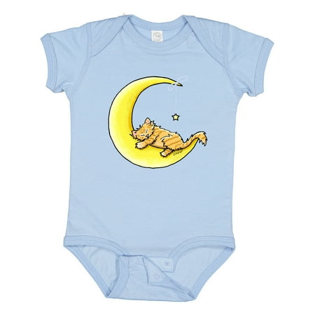 

Inktastic Tabby Kitty Lunar Love Gift Baby Boy or Baby Girl Bodysuit