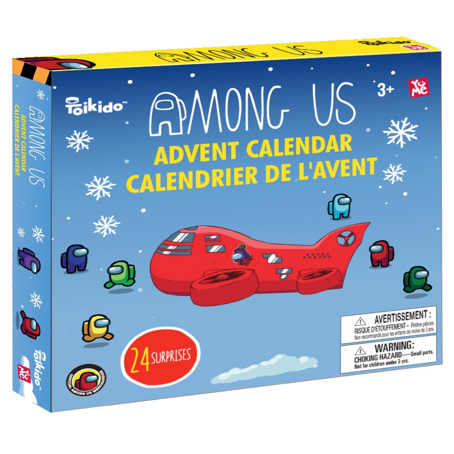 Calendrier de l’avent Among Us de YuMe