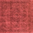 thumbnail image 1 of Ahgly Company Indoor Square Oriental Red Industrial Area Rugs, 4' Square, 1 of 4
