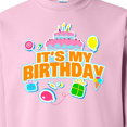 thumbnail image 3 of Inktastic It's My Birthday Adult Sweatshirt, 3 of 4