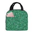thumbnail image 1 of Disketp Green Glitter Bolsa Térmica para Almuerzo para Hombre y Mujer, Ideal para Trabajo, Senderismo y Picnic, 1 of 8