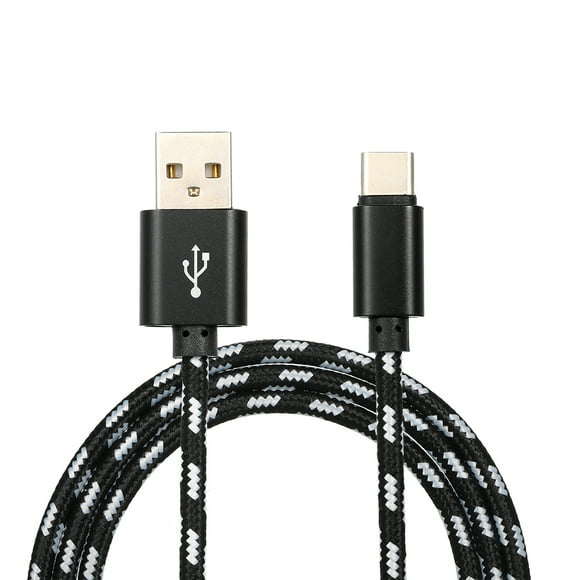 USB Type C Charger Cable Charging Data Cable Type-C Phone Cable Data Sync Nylon Braided