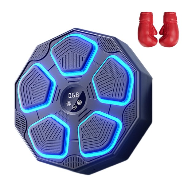 Máquina de entrenamiento de boxeo, máquina de boxeo con música, almohadilla de boxeo, máquina electrónica de entrenamiento de boxeo para juegos Estilo A