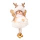 thumbnail image 1 of Yuarrent Árbol de Navidad, muñeco de Ángel, adorables adornos navideños, diseño de escena interesante, muñecos de Navidad, adornos para festivales, Kits de decoración para fiestas Blanco Yuarrent HA070275-01, 1 of 6