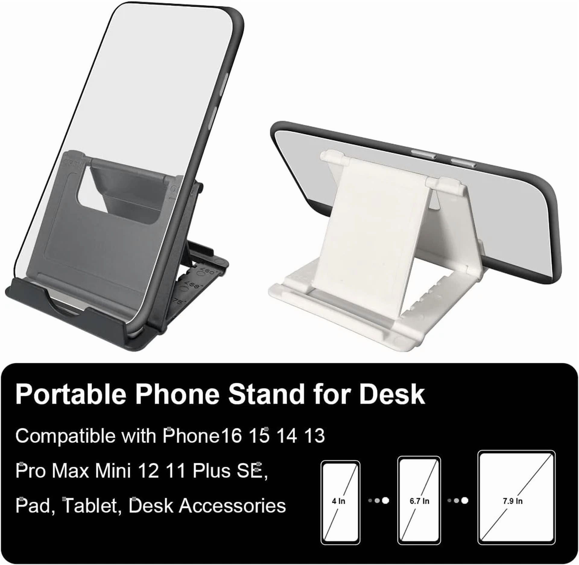 BUTTERFLY- 2 Pack Cell Phone Stand, Foldable Phone Holder For Desk Compatible