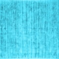 thumbnail image 1 of Ahgly Company Indoor Square Abstract Light Blue Contemporary Area Rugs, 4' Square, 1 of 4