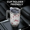 thumbnail image 6 of Christmas Gifts 40 oz Tumbler with Handle and Straw Lid,Cute Gifts for Women Winter Gnome Vacuum Insulated Leak Proof Tumbler,Holiday Accessories Stainless Steel Coffee Cup Mug (Red), 6 of 7